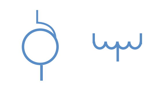 Symbol elektryczny autotransformator