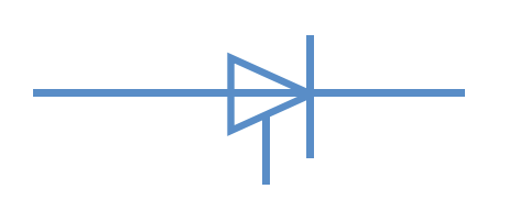 Symbol elektryczny tyrystor (symbol ogólny)
