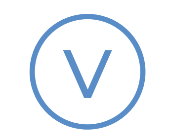 Symbol elektryczny woltomierz